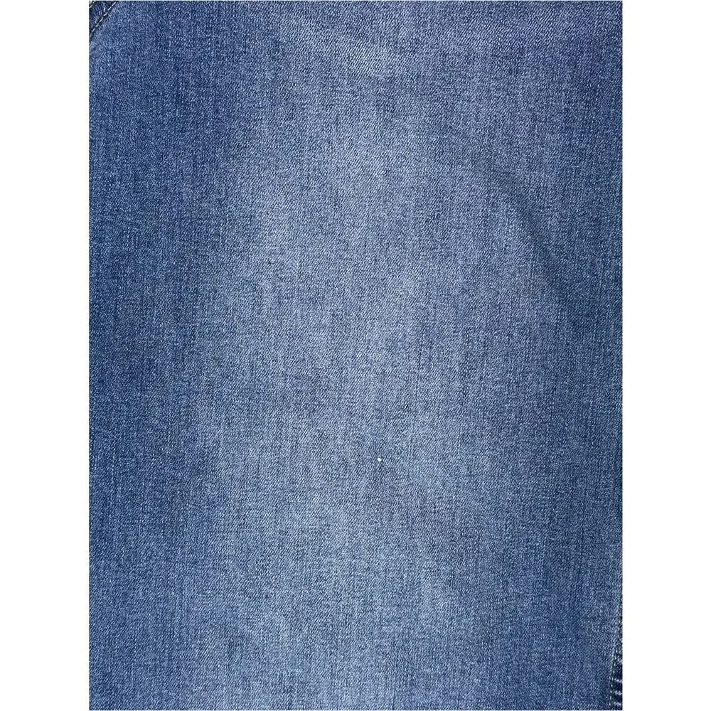 Oat New York Wide-Leg Cropped Jeans - Blue Denim